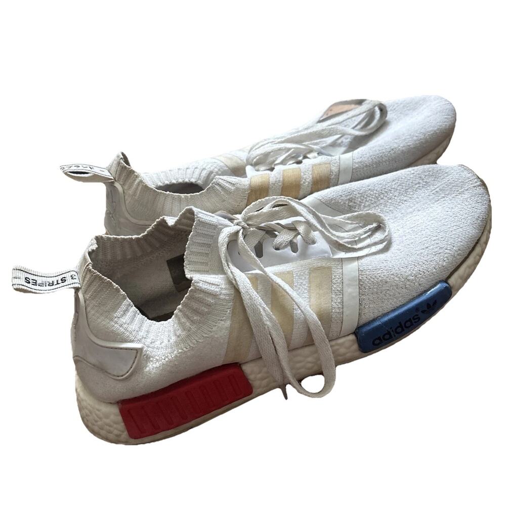 Adidas NMD_R1 PK Vintage White Mens Running Shoe Size 10